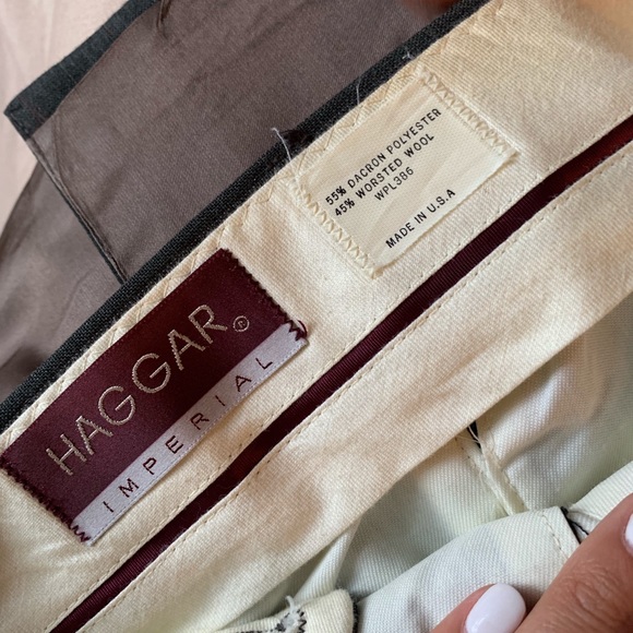 Heather gray with pin stripe suit - Picture 4 of 8